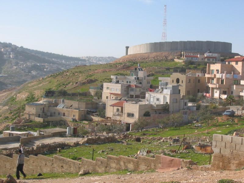 Picture for al-Sawahira al-Sharqiyya Village - Palestine: : منظر لجدار الفصل العنصري